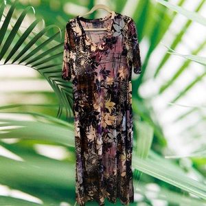 1x with stretch Attitudes by Renee maxi dress with pockets